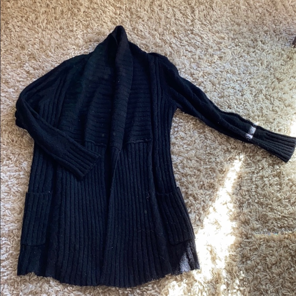 Black cardigan